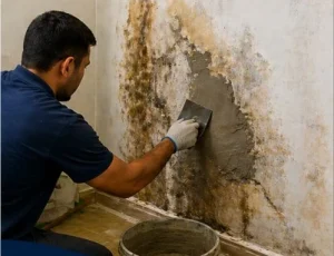 Wall seepage repair